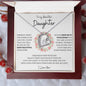 To My Beautiful Daughter - Keep Me In Your Heart | Forever Love Necklace
