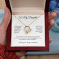 To My Daughter | Proud of You - Forever Love Necklace