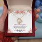 To My Bonus Daughter - Daughter In Law - Gift of You - Forever Love Necklace Gift Set
