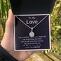 To My Love - Eternal Hope Necklace - Gift for Her Girlfriend Wife Gift