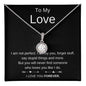 To My Love - Eternal Hope Necklace - Gift for Her Girlfriend Wife Gift