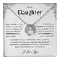 To My Daughter - Proud of the Mother You Are - Horseshoe Necklace Gift Set