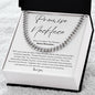 Boyfriend Promise Necklace - Cuban Link Chain - Boyfriend Gift