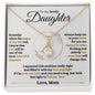 To My Lovely Daughter - Keep Me In Your Heart - Alluring Beauty Necklace Gift Set