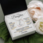 To My Lovely Daughter - Keep Me In Your Heart - Alluring Beauty Necklace Gift Set
