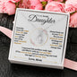 To My Lovely Daughter - Keep Me In Your Heart - Alluring Beauty Necklace Gift Set