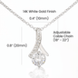 To My Granddaughter - Love Grandma - Alluring Beauty Necklace Gift Set