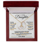 To My Lovely Daughter - Keep Me In Your Heart - Alluring Beauty Necklace Gift Set
