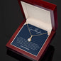 To My Granddaughter - Love Grandma - Alluring Beauty Necklace Gift Set