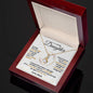 To My Lovely Daughter - Keep Me In Your Heart - Alluring Beauty Necklace Gift Set
