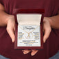 To My Lovely Daughter - Keep Me In Your Heart - Alluring Beauty Necklace Gift Set