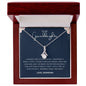 To My Granddaughter - Love Grandma - Alluring Beauty Necklace Gift Set