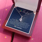 To My Granddaughter - Love Grandma - Alluring Beauty Necklace Gift Set