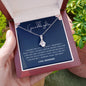 To My Granddaughter - Love Grandma - Alluring Beauty Necklace Gift Set