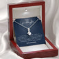 To My Granddaughter - Love Grandma - Alluring Beauty Necklace Gift Set