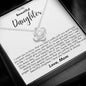 To My Daughter - One Thing - Love Knot Necklace Gift Set