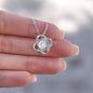 To My Love - Love Knot Necklace - Gift for Her - Girlfriend, Wife Gift