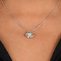 To My Daughter - Keep Me In Your Heart - Love Knot Necklace Gift Set