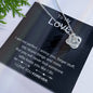 To My Love - Love Knot Necklace - Gift for Her - Girlfriend, Wife Gift
