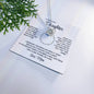 To My Beautiful Daughter - Love and Light - Love Knot Necklace Gift Set