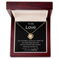 To My Love - Love Knot Necklace - Gift for Her - Girlfriend, Wife Gift