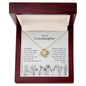 To My Granddaughter - Keep Me In Your Heart - Love Knot Necklace Gift Set