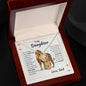 TO MY DAUGHTER - PROUD TO BE YOUR FATHER - LOVE KNOT NECKLACE