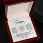 To My Beautiful Daughter - Love and Light - Love Knot Necklace Gift Set
