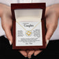 To My Beautiful Daughter - Love and Light - Love Knot Necklace Gift Set
