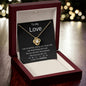 To My Love - Love Knot Necklace - Gift for Her - Girlfriend, Wife Gift
