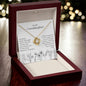 To My Granddaughter - Keep Me In Your Heart - Love Knot Necklace Gift Set