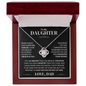 To My Daughter - Love Knot Necklace