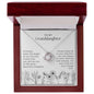 To My Granddaughter - Keep Me In Your Heart - Love Knot Necklace Gift Set