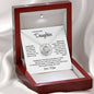 To My Beautiful Daughter - Love and Light - Love Knot Necklace Gift Set
