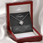To My Daughter - Keep Me In Your Heart - Love Knot Necklace Gift Set