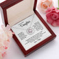 To My Beautiful Daughter - Love and Light - Love Knot Necklace Gift Set