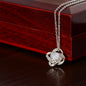 To My Love - Love Knot Necklace - Gift for Her - Girlfriend, Wife Gift