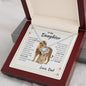 TO MY DAUGHTER - PROUD TO BE YOUR FATHER - LOVE KNOT NECKLACE