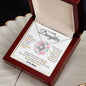 To My Lovely Daughter - Keep Me In Your Heart - Love Knot Necklace Gift Set