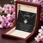 To My Love - Love Knot Necklace - Gift for Her - Girlfriend, Wife Gift