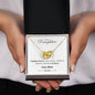 To My Daughter - Together Forever - Interlocking Hearts Necklace Gift Set