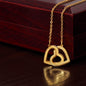 To My Daughter - Together Forever - Interlocking Hearts Necklace Gift Set