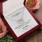 To My Daughter - Together Forever - Interlocking Hearts Necklace Gift Set