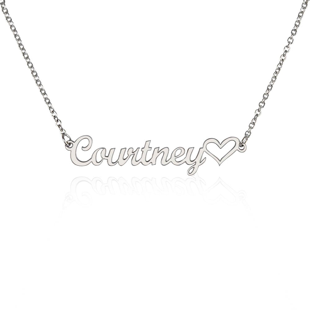 Custom Heart Name Neclace