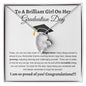 To A Brilliant Girl On Her Graduation Day, Love Mom - Graduation Gift - wb