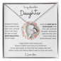 To My Beautiful Daughter - Keep Me In Your Heart | Forever Love Necklace