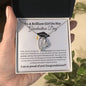 To A Brilliant Girl On Her Graduation Day, Love Mom - Graduation Gift - wb