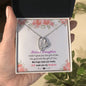 To My Bonus Daughter - Daughter In Law - Gift of You - Forever Love Necklace Gift Set