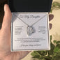 To My Daughter | Proud of You - Forever Love Necklace