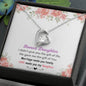 To My Bonus Daughter - Daughter In Law - Gift of You - Forever Love Necklace Gift Set